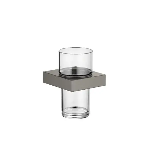 DORNBRACHT Glashalter , Wandmodell SERIENSPEZIFISCH 83400780 Dark Platinum gebürstet, 83400780-99, Artikel in Kategorie